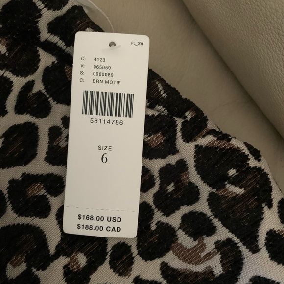 ANTHROPOLOGIE Kate Leopard Jacquard Trousers - Picture 7 of 16